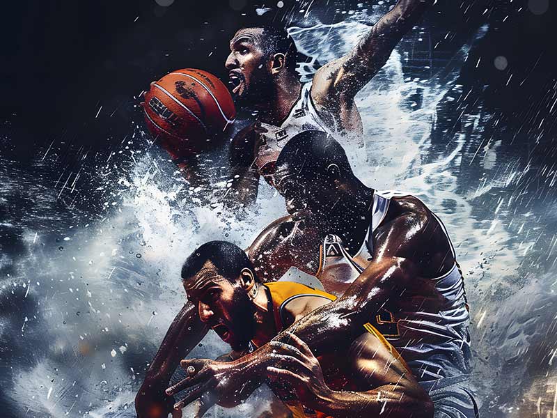 哈哈哈！外國(guó)友人比賽前一通暴扣示威結(jié)果被勾手男孩教育頭大了